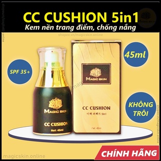 Cc cushion 5in1 magicskin kem nền che khuyết điểm chống nắng dưỡng trắng