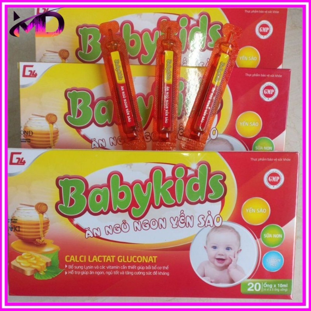 Combo 3 hộp BABYKIDS ăn ngủ ngon yến sào (CHÍNH HÃNG)