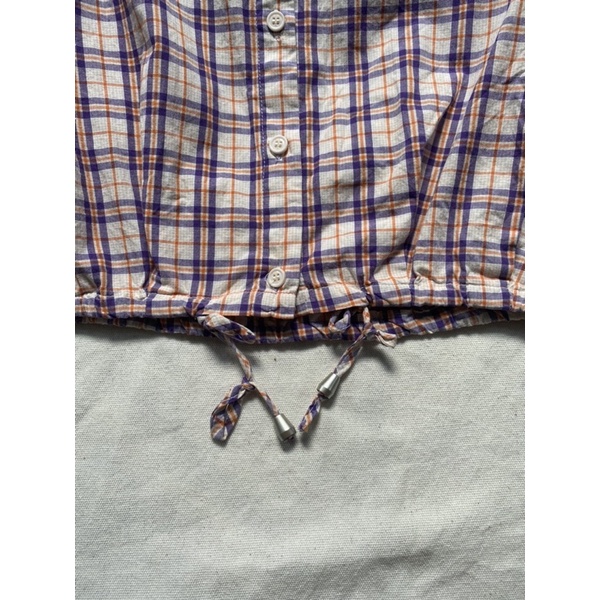 Áo sọc tay ngắn