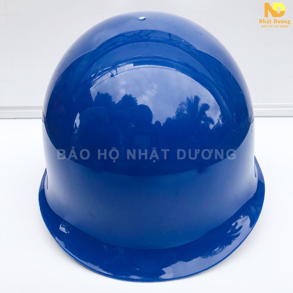Mũ bảo hộ lao động kiểu nhật N01 cách điện, Nón bảo hộ lao động có xốp màu xanh dương