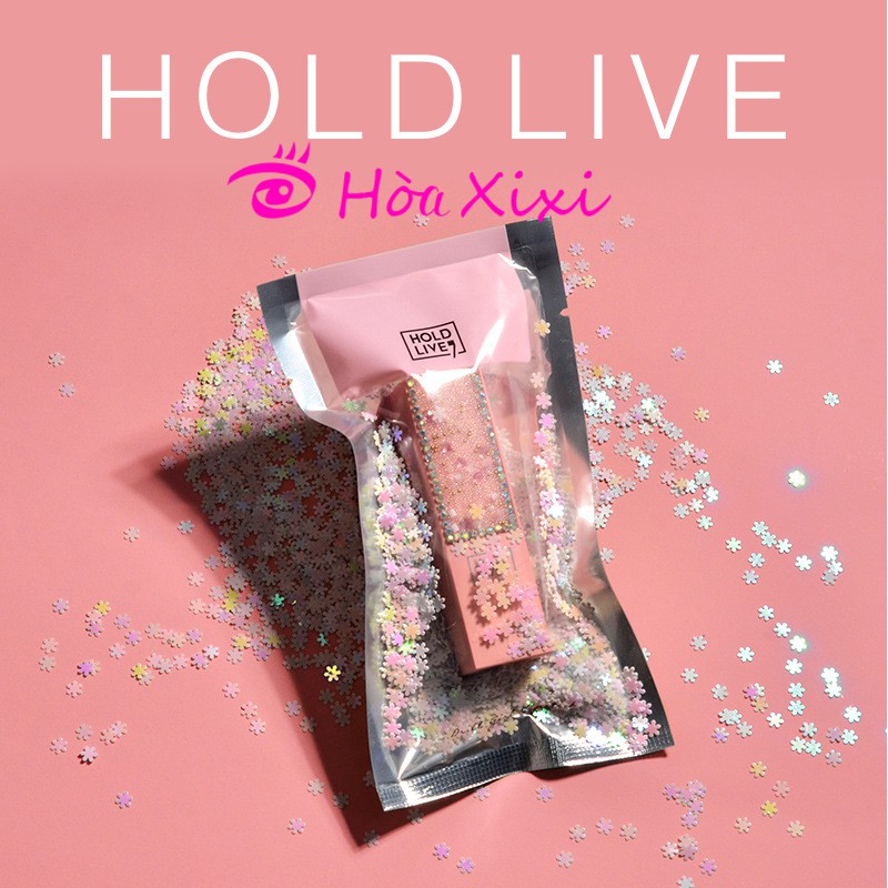 Son thỏi Holdlive Hold Live Drill Girl Lipstick đính kim tuyến lấp lánh