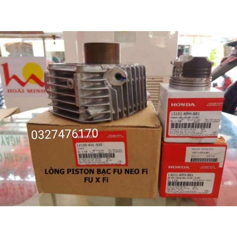 Bộ lòng hơi, xi lanh xe FUTURE NEO, X 125 Fi luôn pitong bạc zin