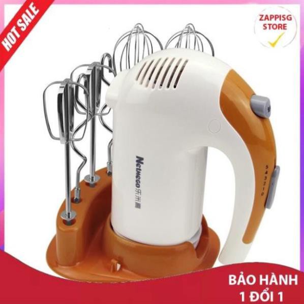 Sale Sale ( có sẵn ) Máy đánh trứng cầm tay Netmego 300W , dụng cụ làm bánh, máy đánh trứng máy nhào bột