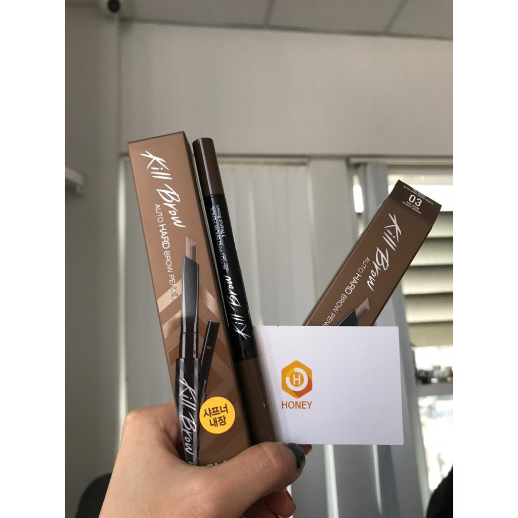 Chì Kẻ Mày CLIO Kill Brow Auto Hard Pencil Cao Cấp