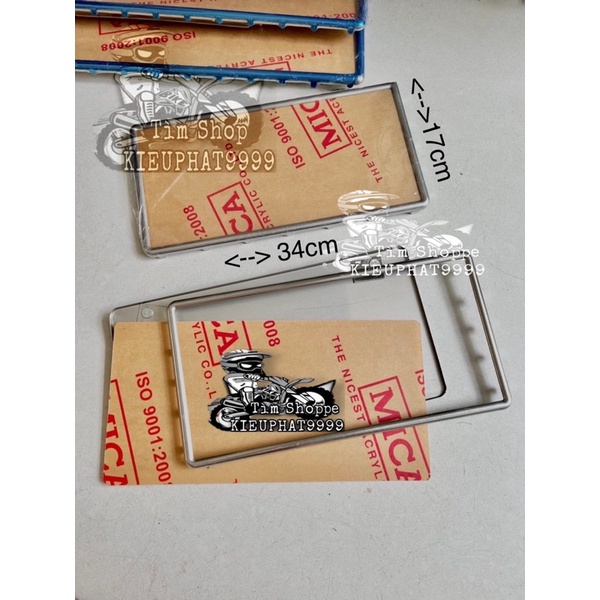 Khung BIỂN SỐ Ô TÔ Inox Bộ 3 Món _ Biển số xe hơi inox
