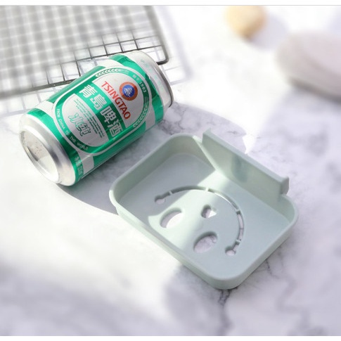 Khay Để Bánh Xà Phòng Dán Tường 1 Lớp Đáy Kín Hình Mặt Cười Tiện Lợi 2454 Korea Store 88