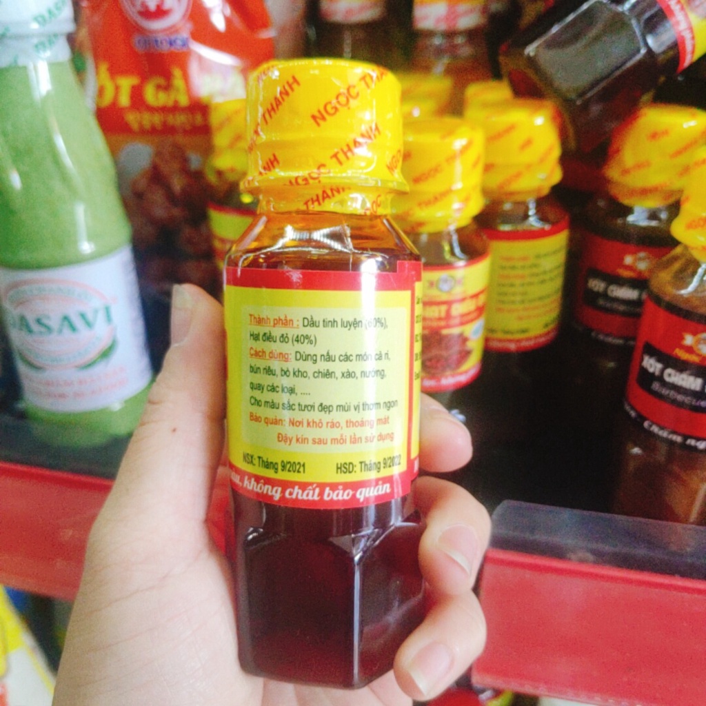 Dầu Hạt Điều Đỏ Ngọc Thanh Chai 100ml