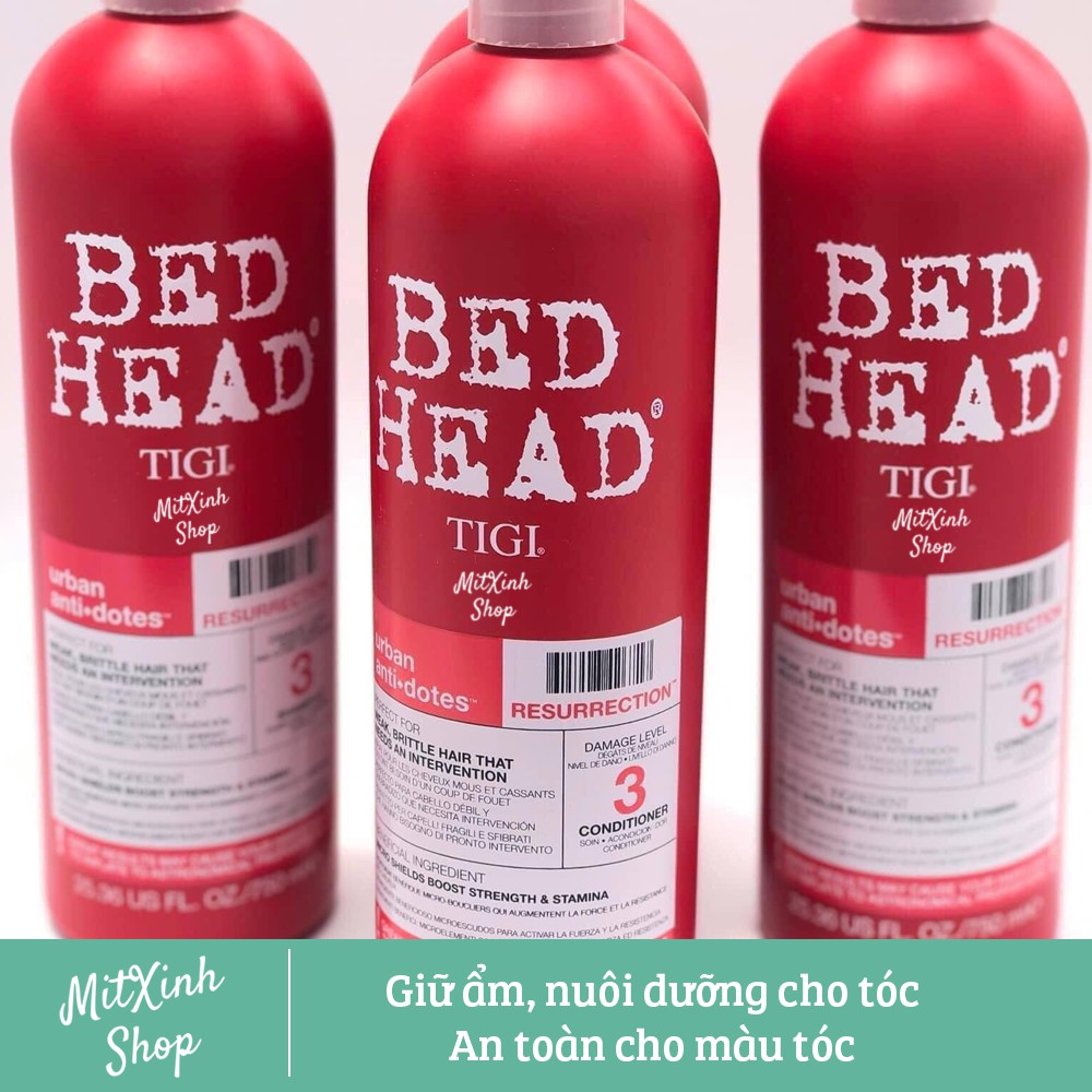 [CHÍNH HÃNG] Bộ Dầu gội + xả Tigi Bed Head 750ml