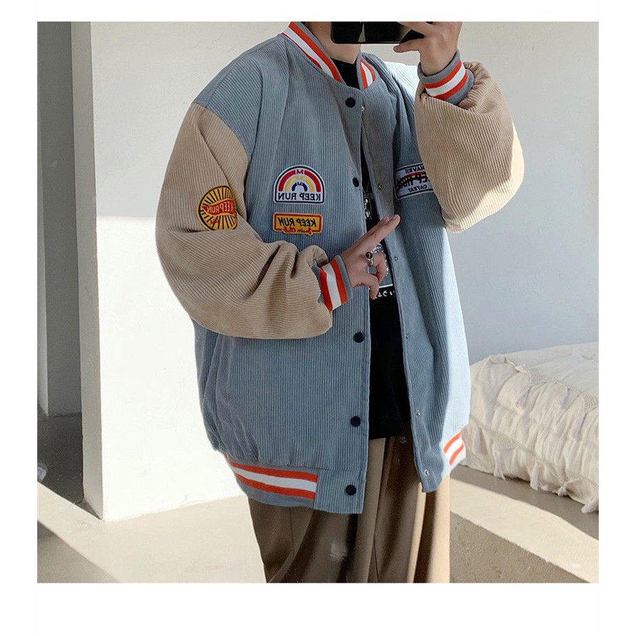 Áo Bomber Vải Nhung Unisex Cầu Vồng DEEP END - Unisex Năng Động Hot Trend | BigBuy360 - bigbuy360.vn