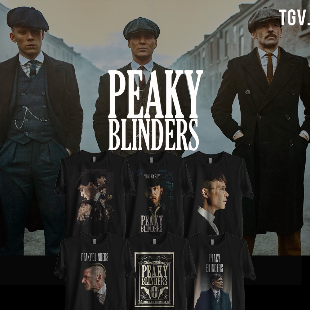 Áo Thun In Hình Peaky Blinders Độc Đáo Hợp Thời Trang