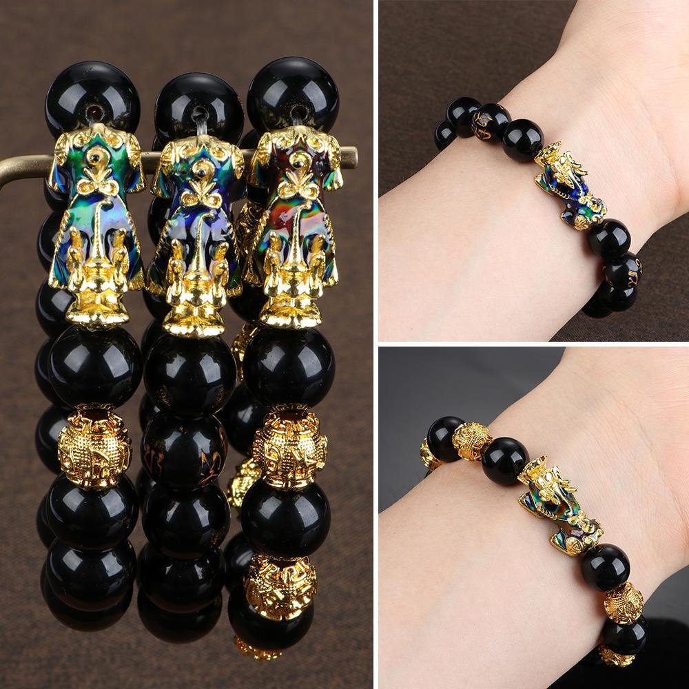 Vòng Đeo Tay May Mắn Thời Trang|Mặt Dây Chuyền Hình Linh Vật Thay Đổi Màu Sắc