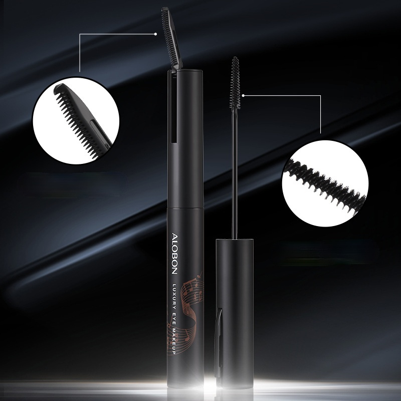 (Hàng Mới Về) Mascara Alobon Hai Đầu Chống Thấm Nước Chuốt Dài Dày Và Cong Mi