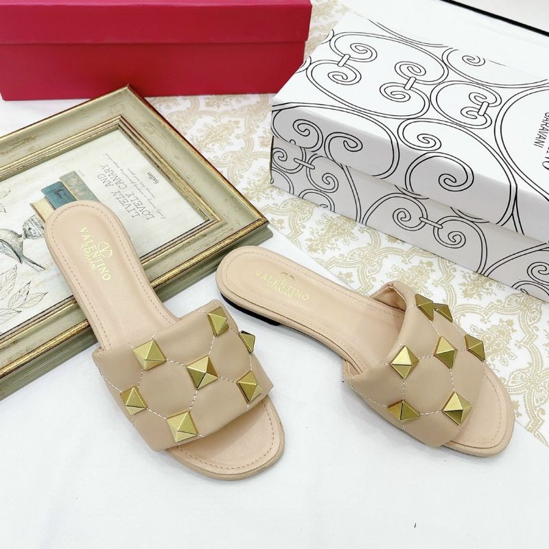 V(ẢNH THẬT) Dép Quai Ngang Đinh Tán Da Mềm Êm Fullbox Bill Túi Hãng Cao Cấp