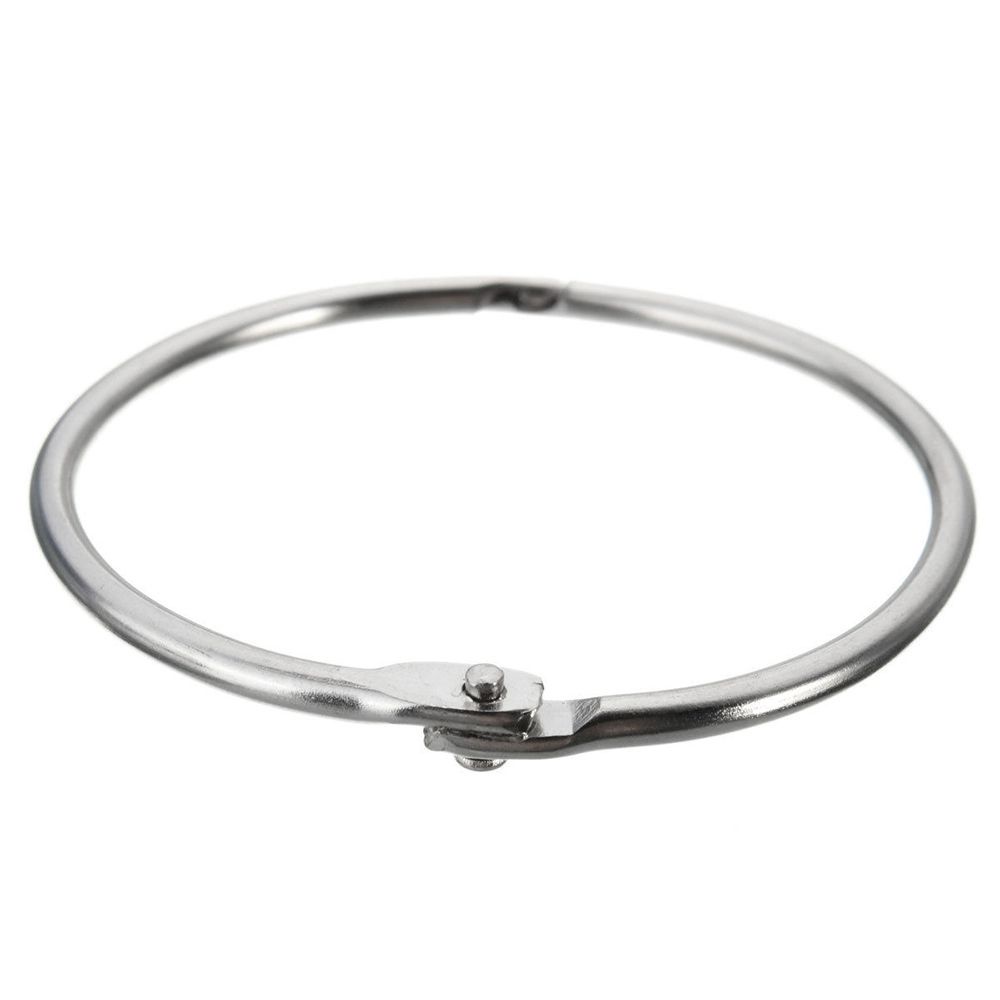 Bộ 12 móc treo rèm cửa nhà tắm hình tròn bằng thép không gỉ tiện dụng