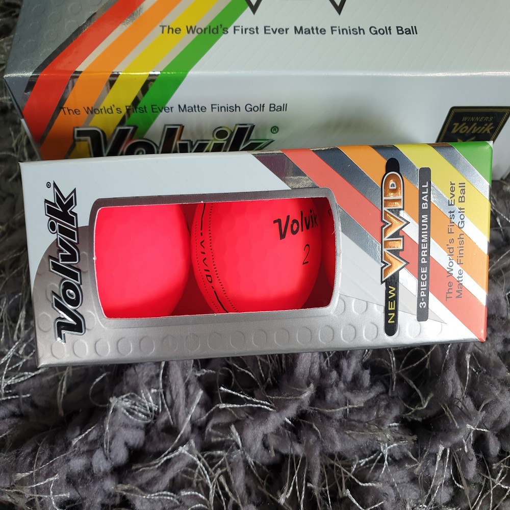 Bóng golf Volvik New Vivid nhiều màu (Hộp 3 quả)- Multicolor Golf Ball Volvik New Vivid