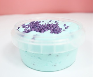 Slime kem tươi việt quất