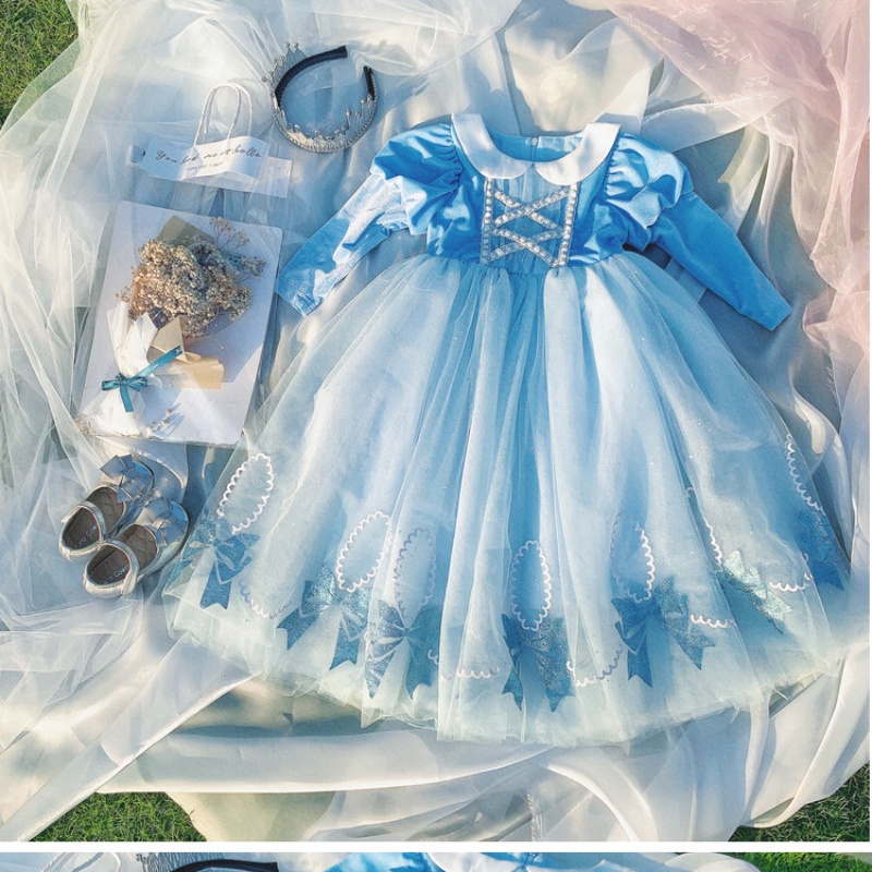 Đầm Hóa Trang Công Chúa Elsa Trong Phim Frozen 2 Dành Cho Bé Gái