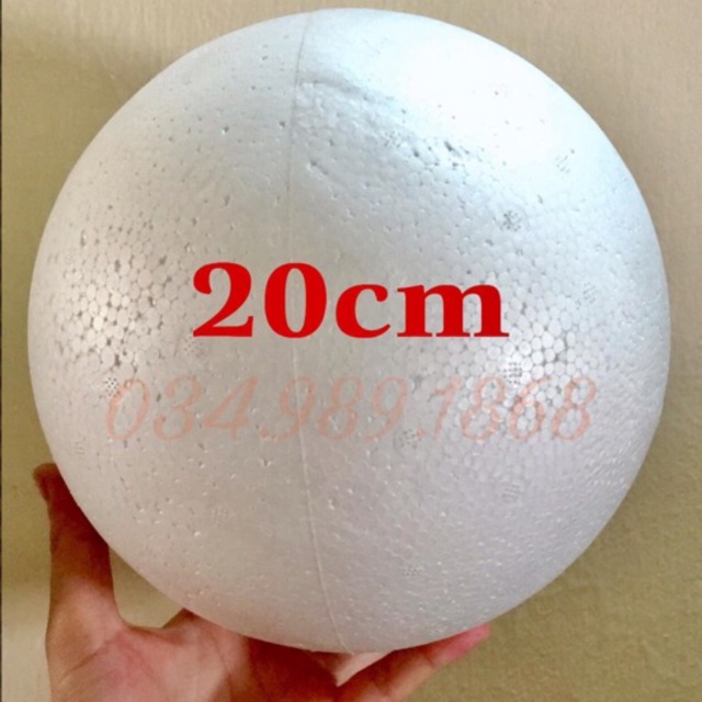 CẦU TRÒN XỐP 20 cm dùng trang trí giánh sinh (HÀNG ĐÚC ĐẶC)