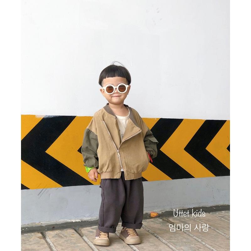ÁO KHOÁC KAKI BOMBER PHONG CÁCH HÀN QUỐC DÀNH CHO BÉ GÁI VÀ BÉ TRAI 1530