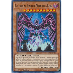 Thẻ Bài Yugioh Earthbound Immortal Wiraqocha Rasca - LDS3-EN044 - Common 1st Edition