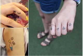 Tấm Dán Xăm Tatoo Độc Đáo