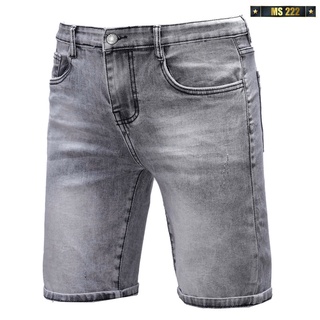 Quần short jean nam màu đen chất bò - quần short jean ngắn nam co giãn thời trang cao cấp Mimishop122 ms222