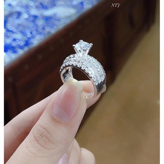 Nhẫn đá nhô cao cấp