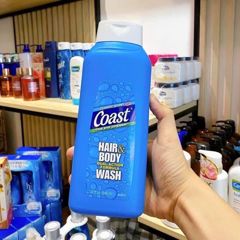 Sữa Tắm Gội Coast Mỹ 946ml Mẫu Mới Nhất