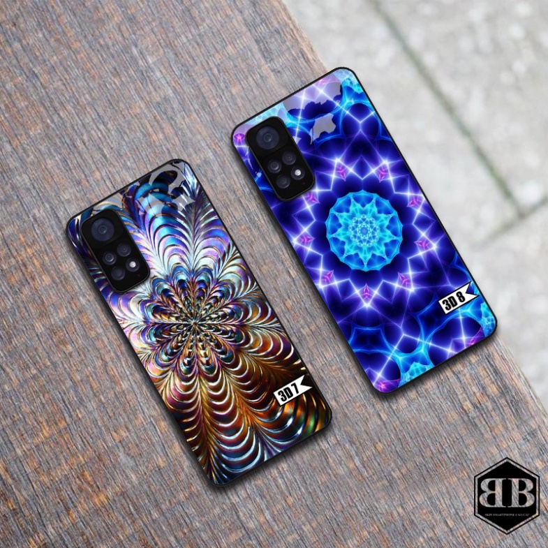 Ốp lưng kính cường lực kute dành cho Xiaomi Redmi Note 11 4G / Redmi Note 11S