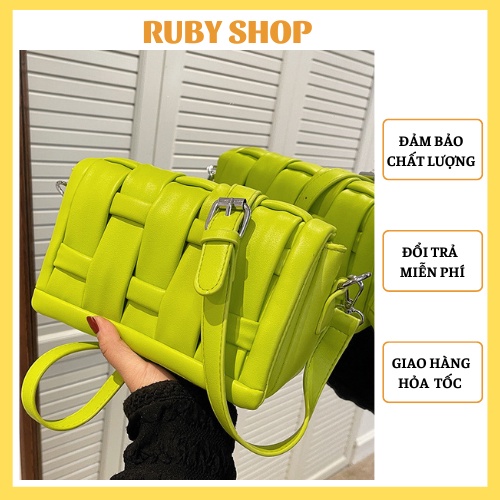 Túi xách đeo chéo vai hình vuông thời trang cao cấp MSP36 - RUBY SHOP