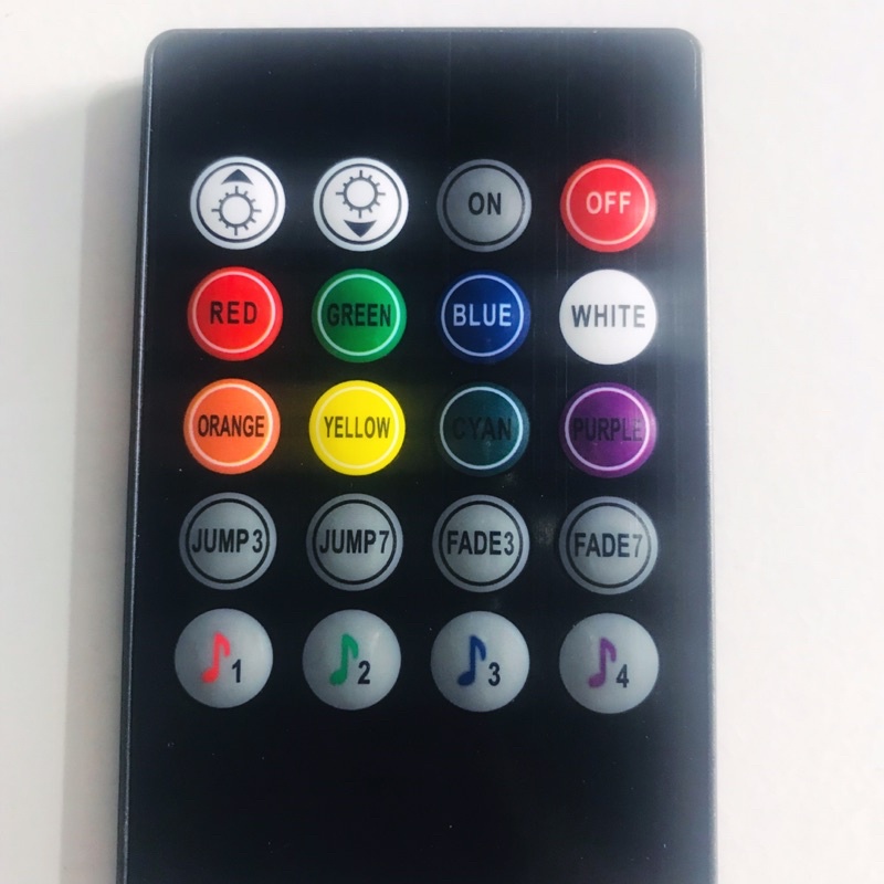 Led dây đổi màu bằng áp điện thoại cuộn 5m, led dây nháy theo nhạc có remote điều khiển