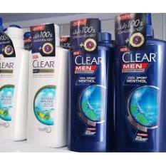 Dầu gội trị gàu clear men bạc hà Thái lan chai 450ml