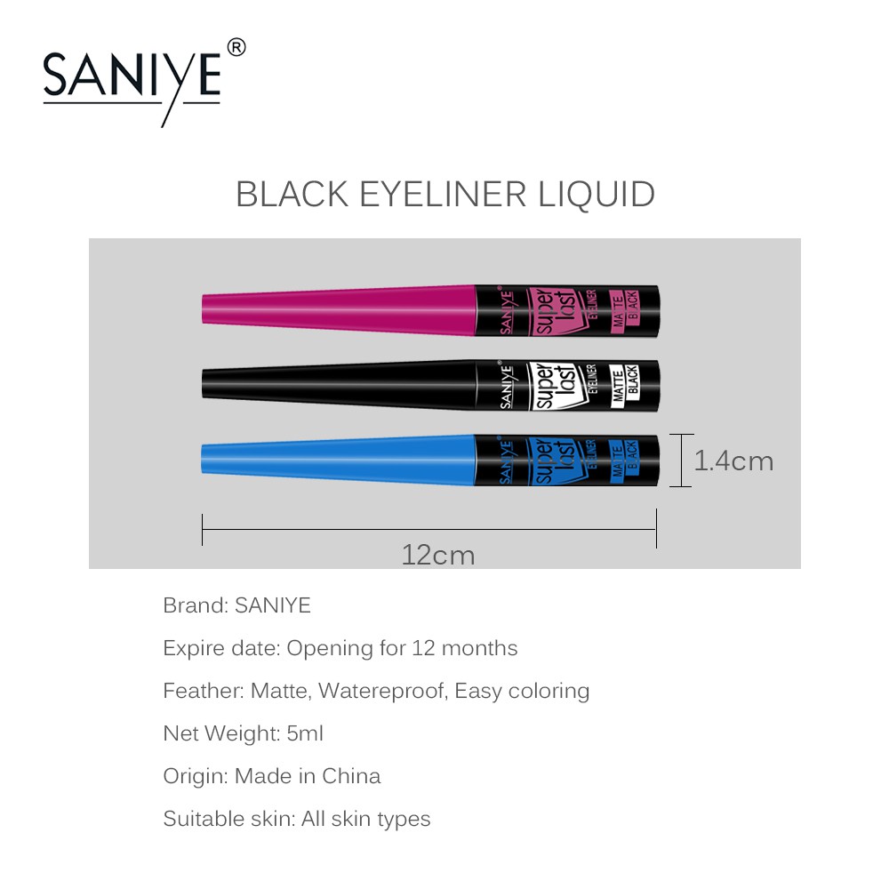 Bút kẻ mắt SANIYE M292 chống gió lâu trôi 5ml | BigBuy360 - bigbuy360.vn