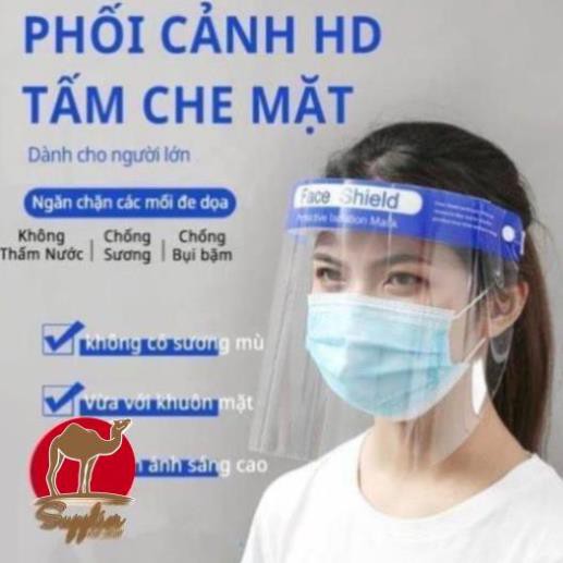 [ CHUYÊN SỈ - GIAO SIÊU TỐC ] Tấm chắn chống giọt bắn trong suốt nhựa PVC - Face Shield Mask