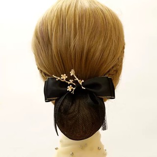 Kẹp búi tóc cành hoa tiểu thư❤️Kẹp búi tóc công sở❤️ Hoa cài Tóc Đẹp/ Kẹp đính đá/ Phụ kiện cho nữ