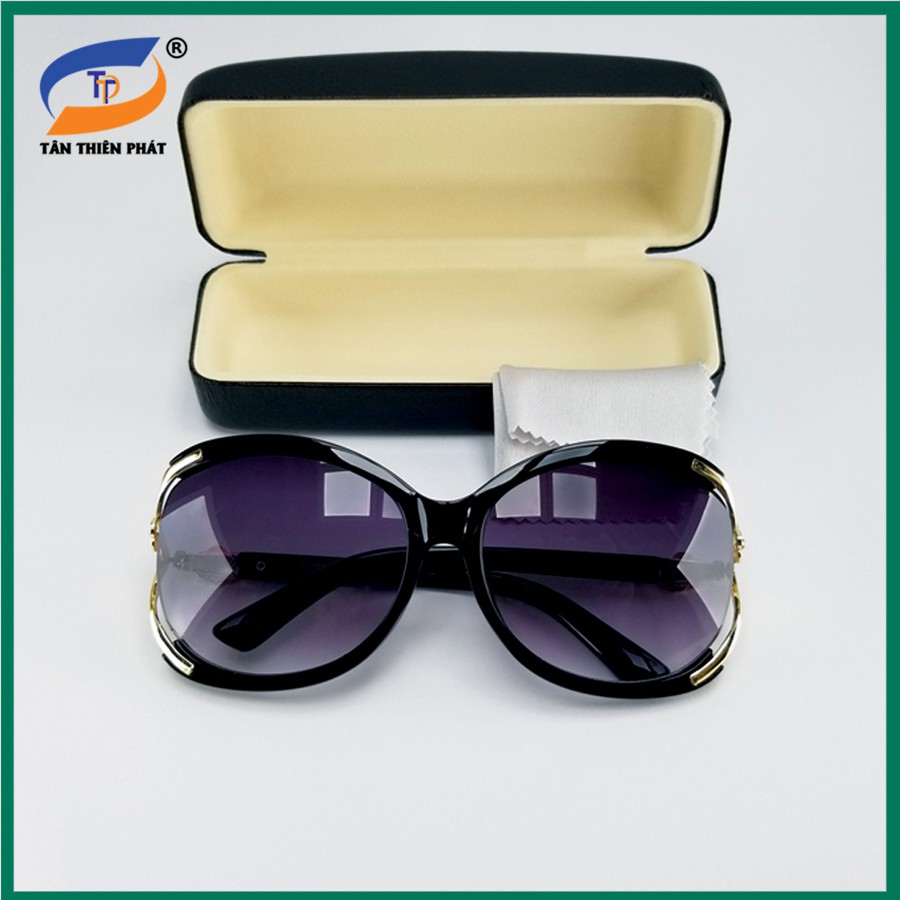 Mắt kính nữ thời trang chống nắng, chống tia UV 858. Gọng kính ôm mặt, không kén size. Tròng oval ôm mắt, râm và dịu mắt | BigBuy360 - bigbuy360.vn