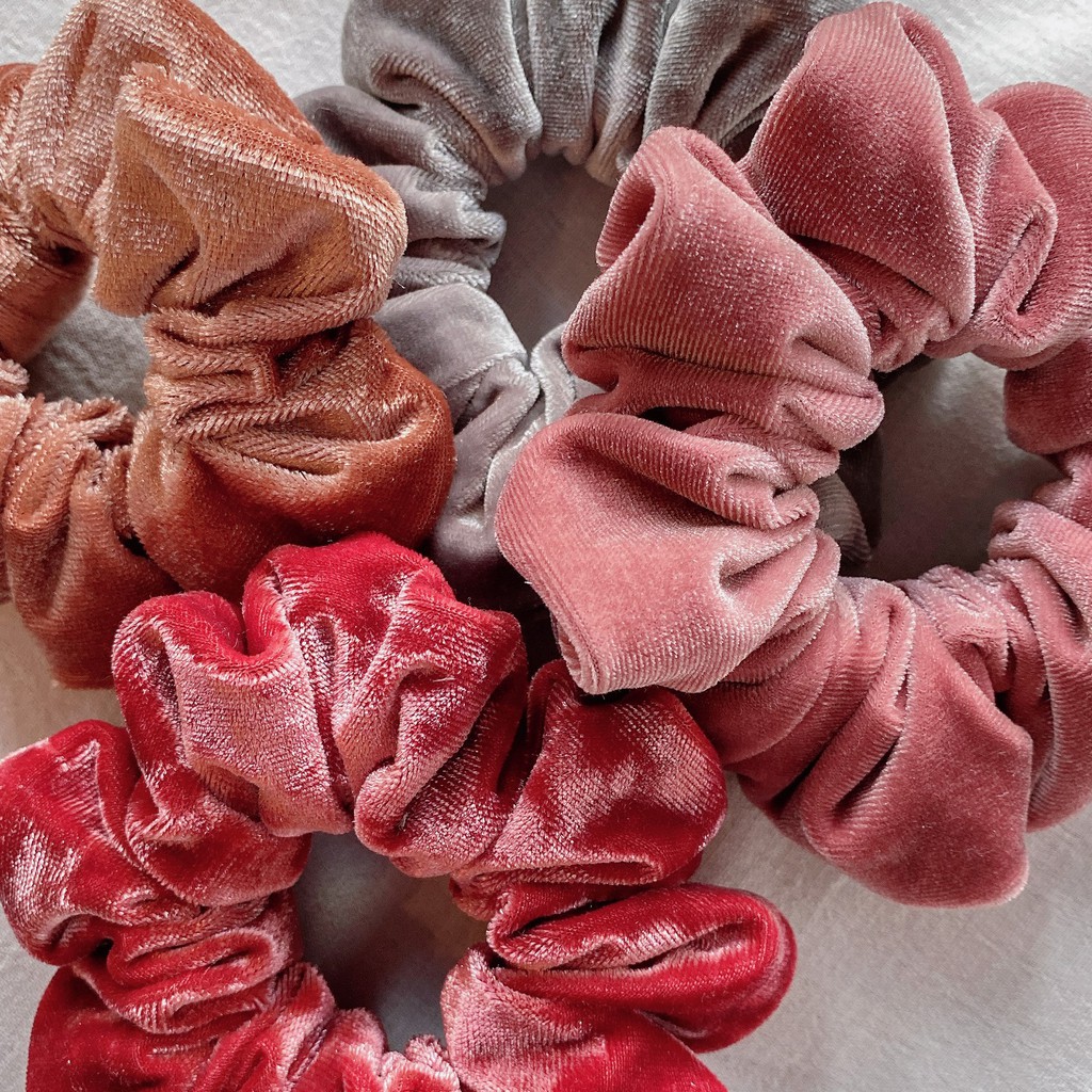 Scrunchies Cột Tóc Vải Nhung | scrunchies.intown
