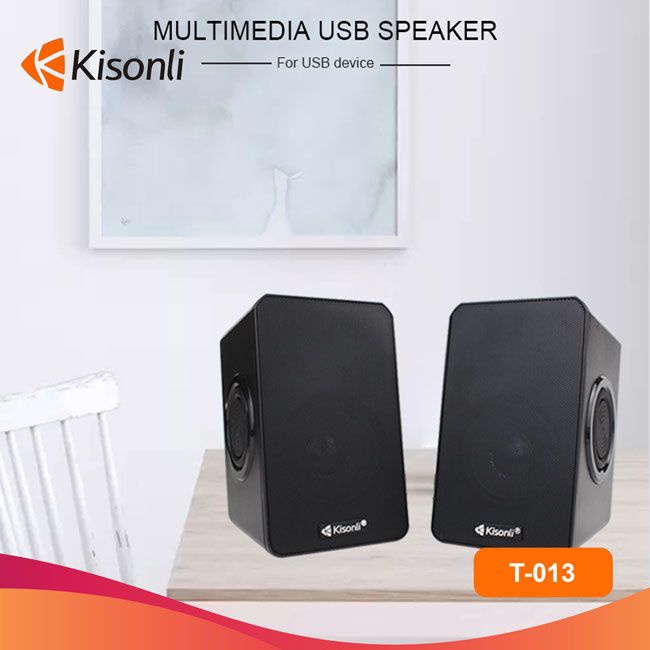 Loa vi tính 2.0 Kisonli T-013 tích hợp 4 BASS - thiết kế  (nhiều màu) Phụ kiện 1986