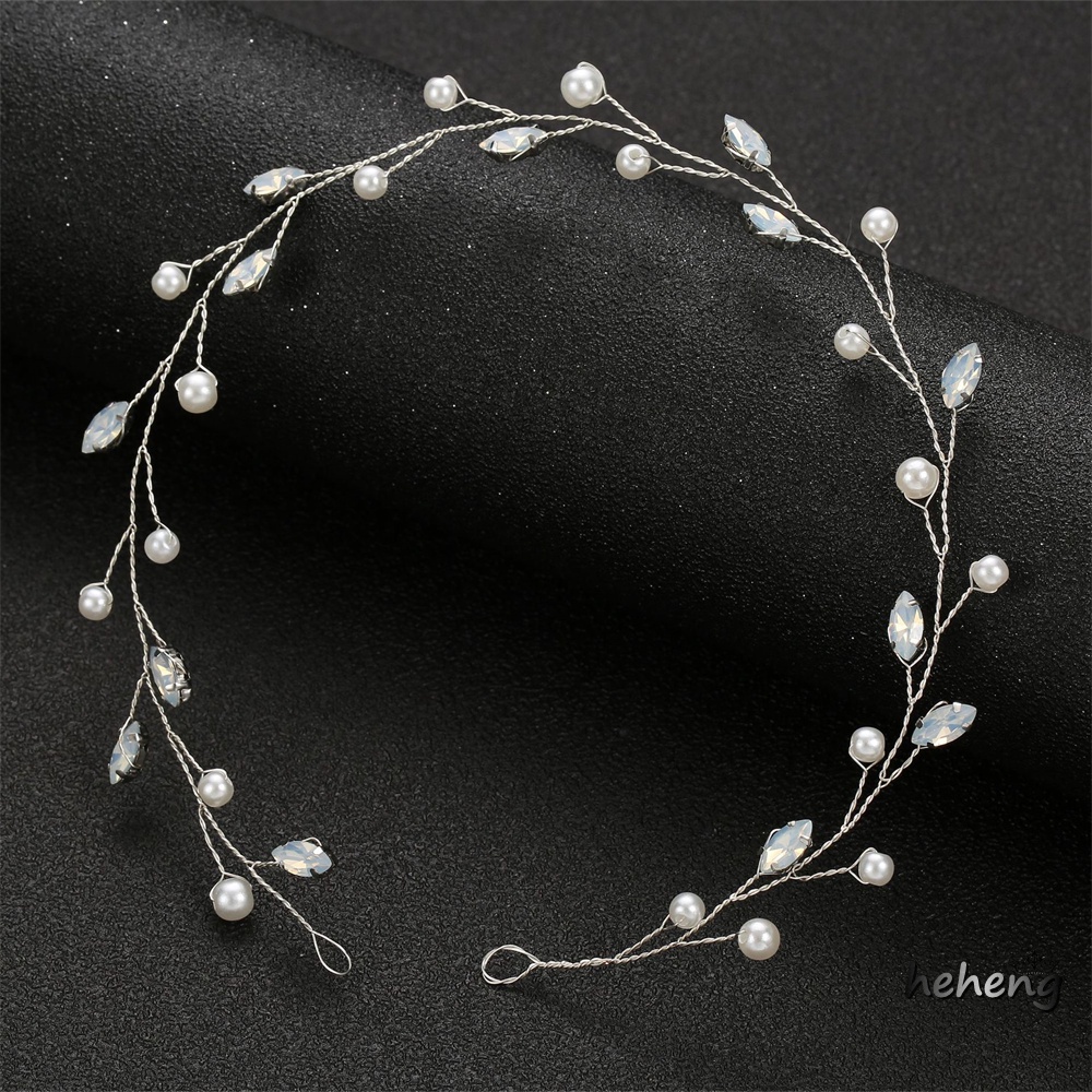 Băng Đô Cài Tóc Đính Ngọc Trai Thời Trang Cho Nữ