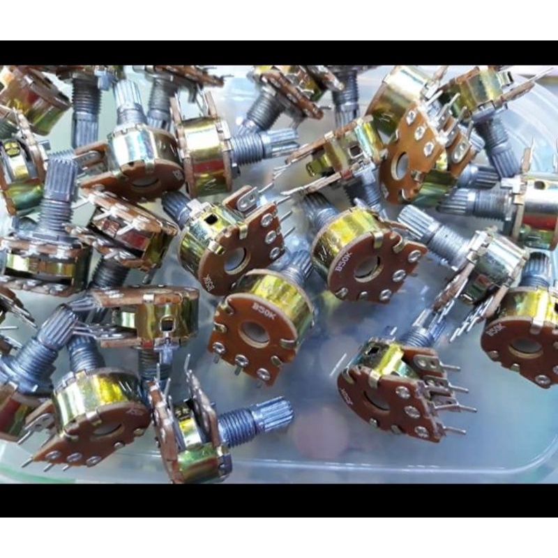 Chiết Áp 50K Kép (6 Chân) Cho ÂmLy