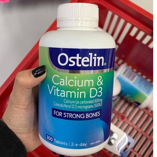Canxi VitaminD3 – Ostelin Úc hộp 300 viên