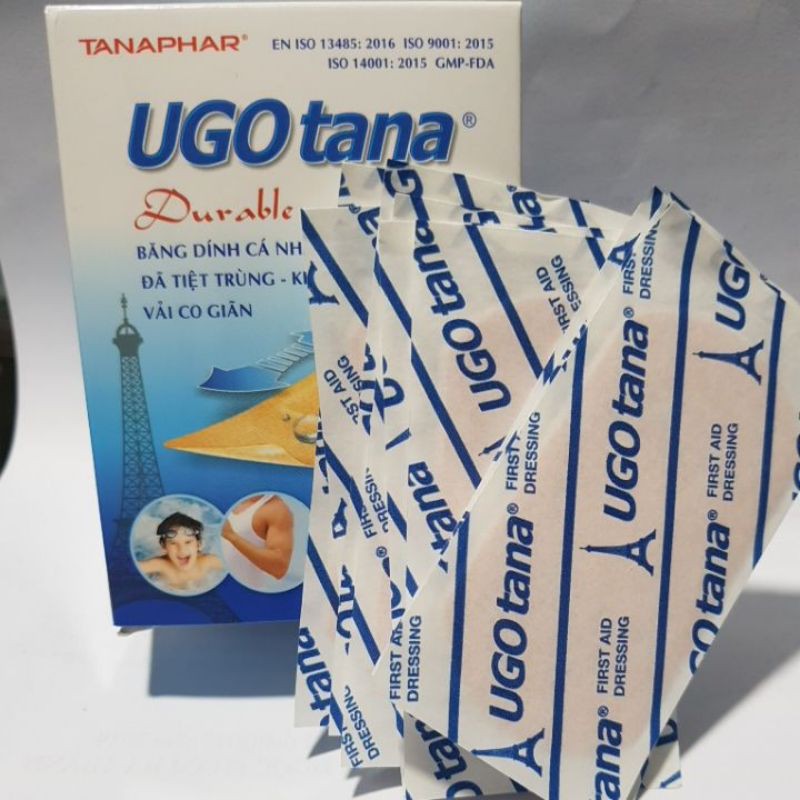 Băng dính cá nhân UGO tana_ Miếng to hộp 30 miếng