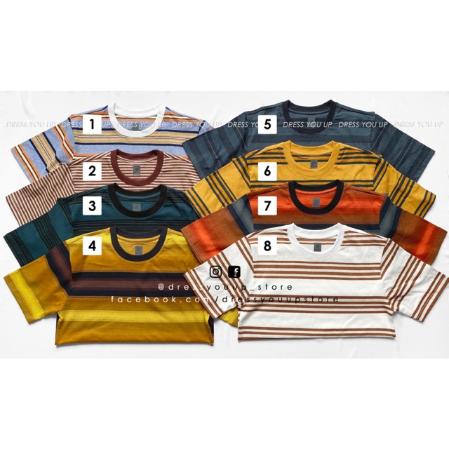 Áo thun sọc form rộng