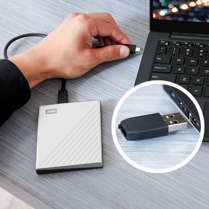 Ổ cứng di động WD My Passport Ultra 2TB 1TB USB3.0 type-C - bảo hành 3 - năm SD44 SD45