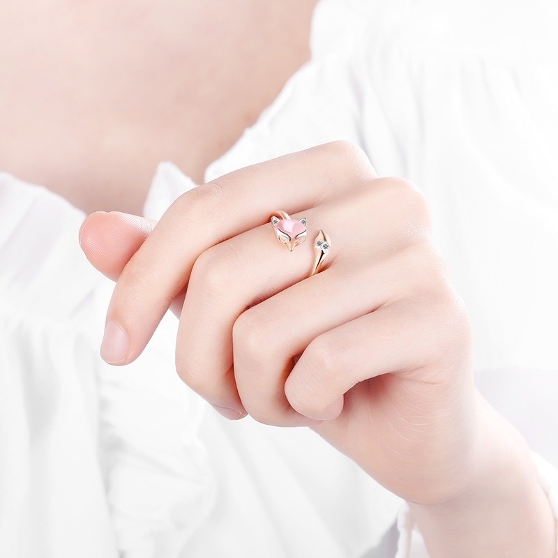 Nhẫn Mạ Bạc Đính Đá Mã Não Thời Trang
