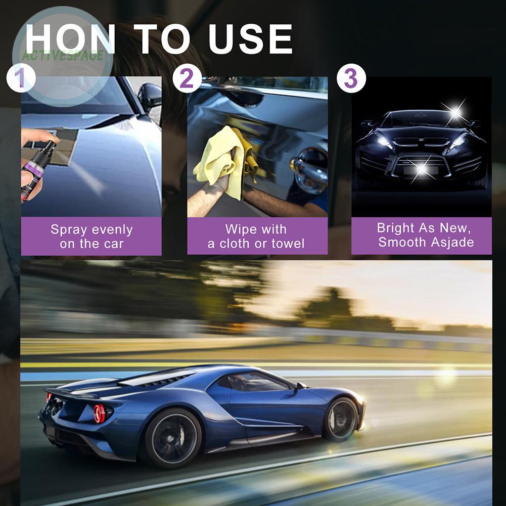 New 3 in 1 High Protection Quick Car Coat Ceramic Coating Spray Hydrophobic