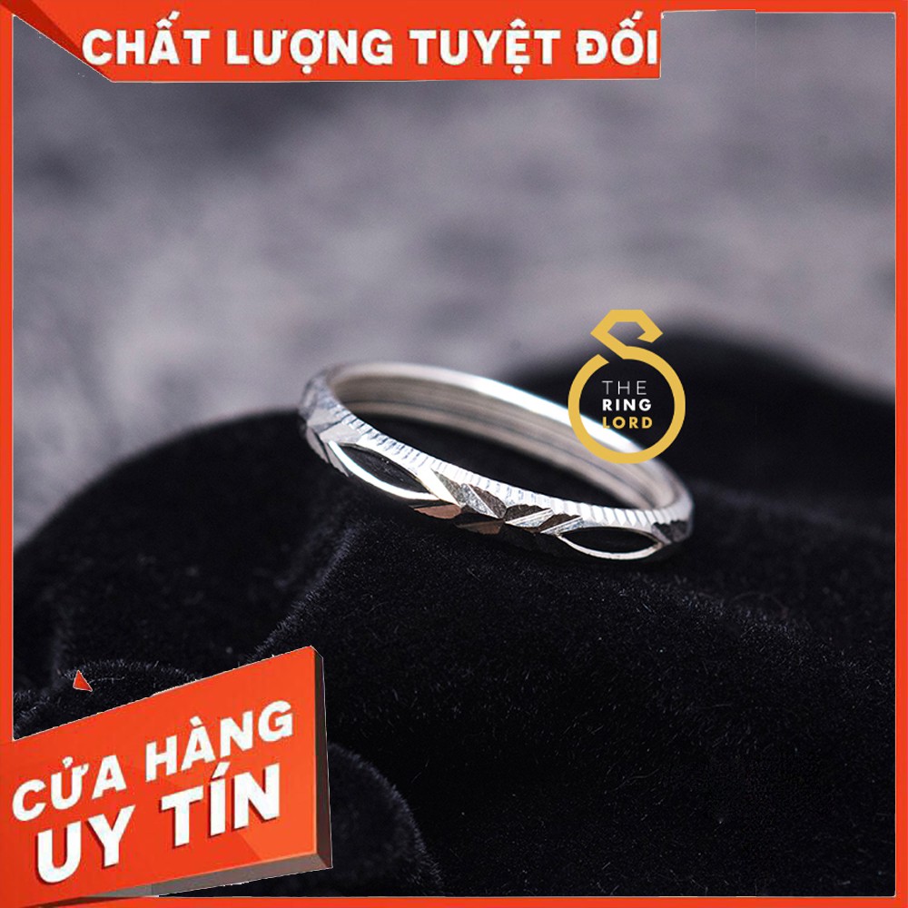 [RẺ VÔ ĐỊCH - Bạc Cao Cấp Cam Kết 100% Bạc Ta] Nhẫn bạc lông voi, nhẫn lông đuôi voi nhân tạo may mắn cho cặp đôi