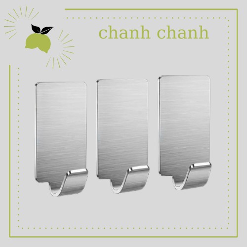Móc đơn Hook, móc treo đồ đa năng inox 304 siêu dính