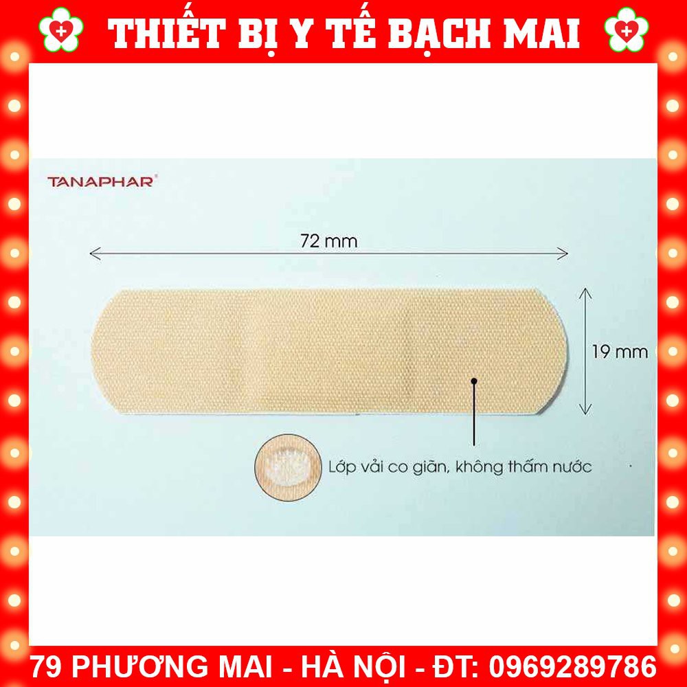 Băng Dính Ugotana Cỡ To 3.8x7.2cm Bảo Vệ Ngoài Da Bị Tổn Thương