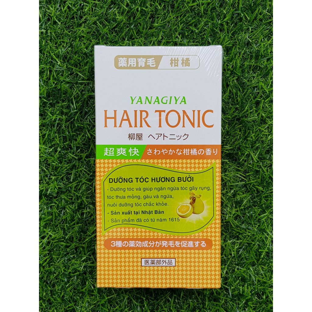 [Combo 3 hộp] Tinh dầu bưởi dưỡng tóc Hair Tonic Citrus Yanagiya- 240ml